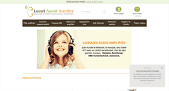 Desktop Screenshot of lunel-sante-surdite.com