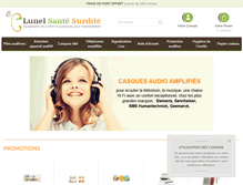 Tablet Screenshot of lunel-sante-surdite.com